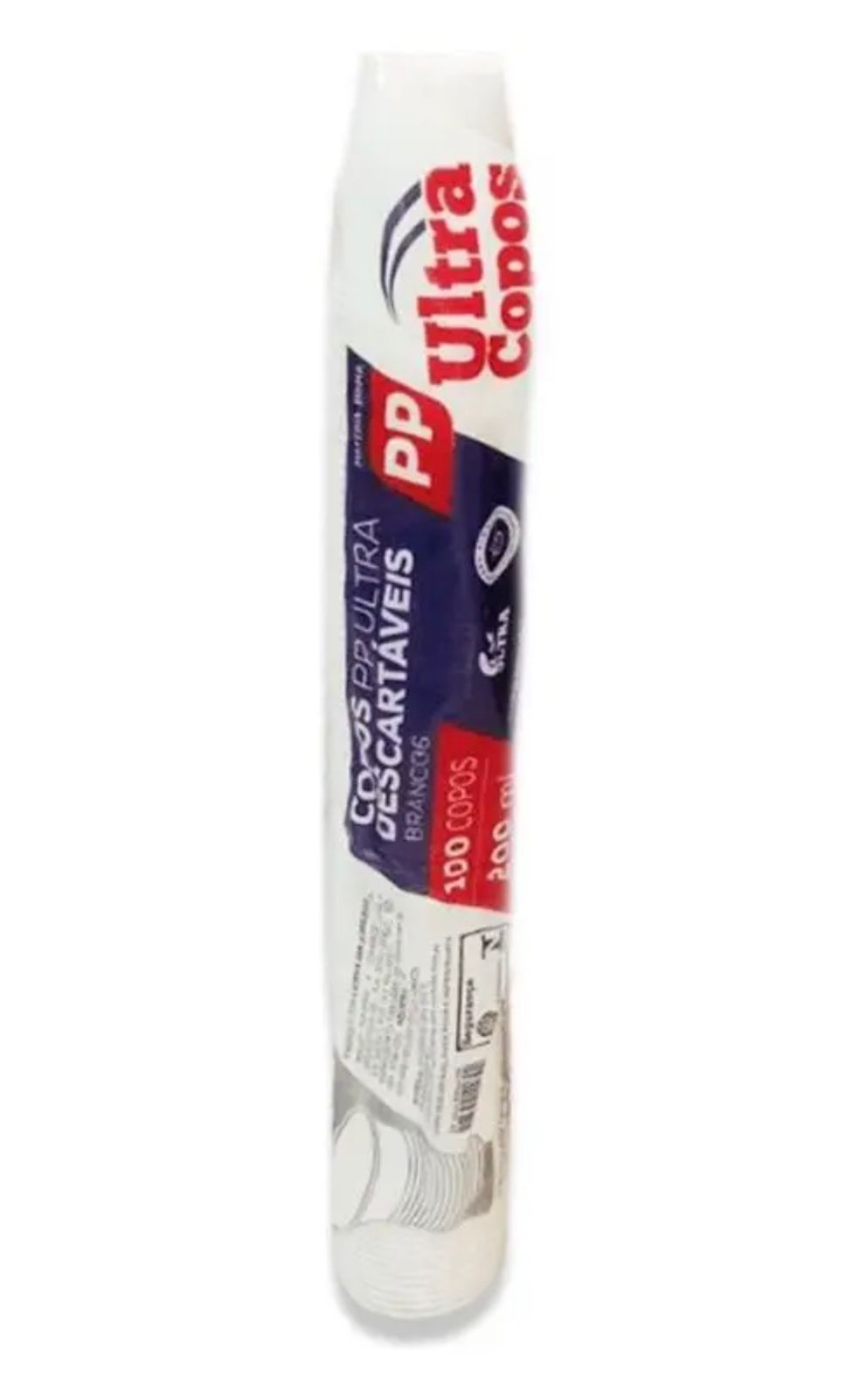 Copo de Plástico PP 550mL Transparente C/50 Ultracopos