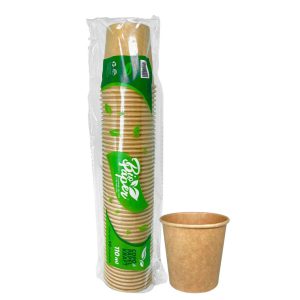 Copo de Papel Biodegradável 110ml Kraft C/50 Bio Paper
