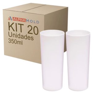 Kit 20 Copos Long Drink 350ml Resistênte Atacado Varejo Show