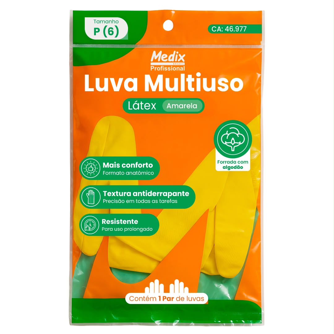 Luva Multiuso - Medix