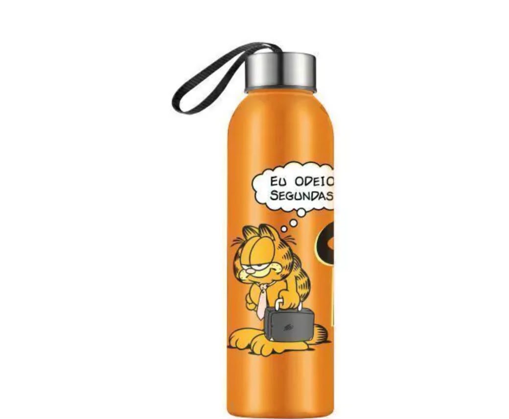 Squeeze 800mL Garfield Eu Odeio Segundas Bandeirante